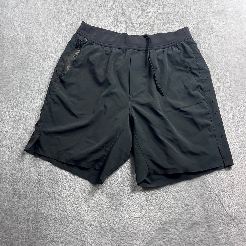 Ten Thousand Interval Short Mens Black 7 Inch Inseam Lined Athletic Training Gym